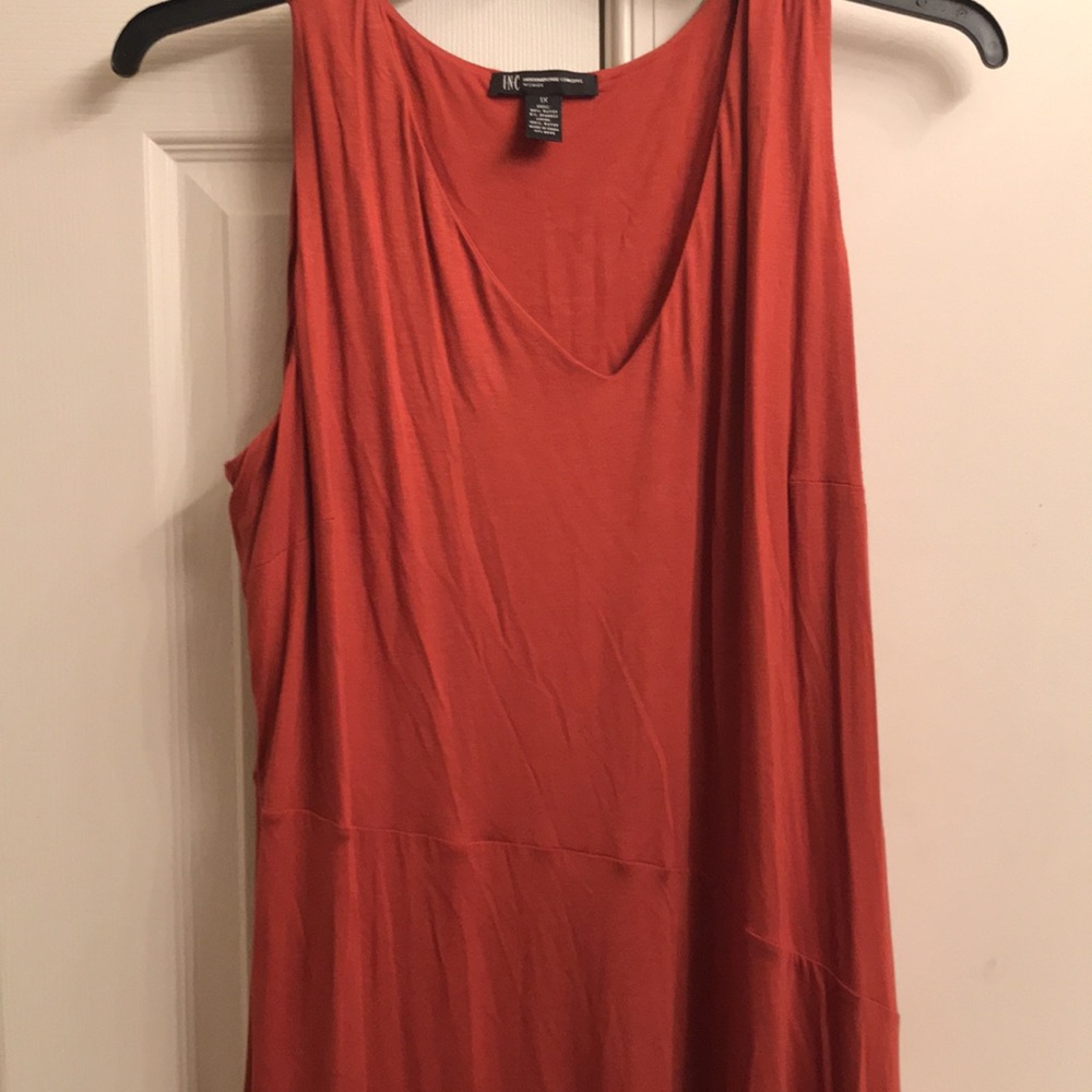 INC Cute burnt orange dress - Picture 3 of 4